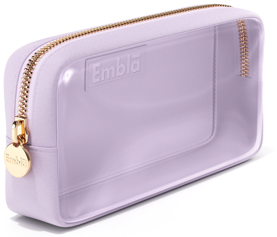 Clear Small Lilac Pouch