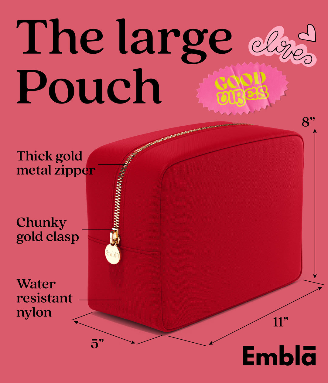 The Large Ruby Pouch
