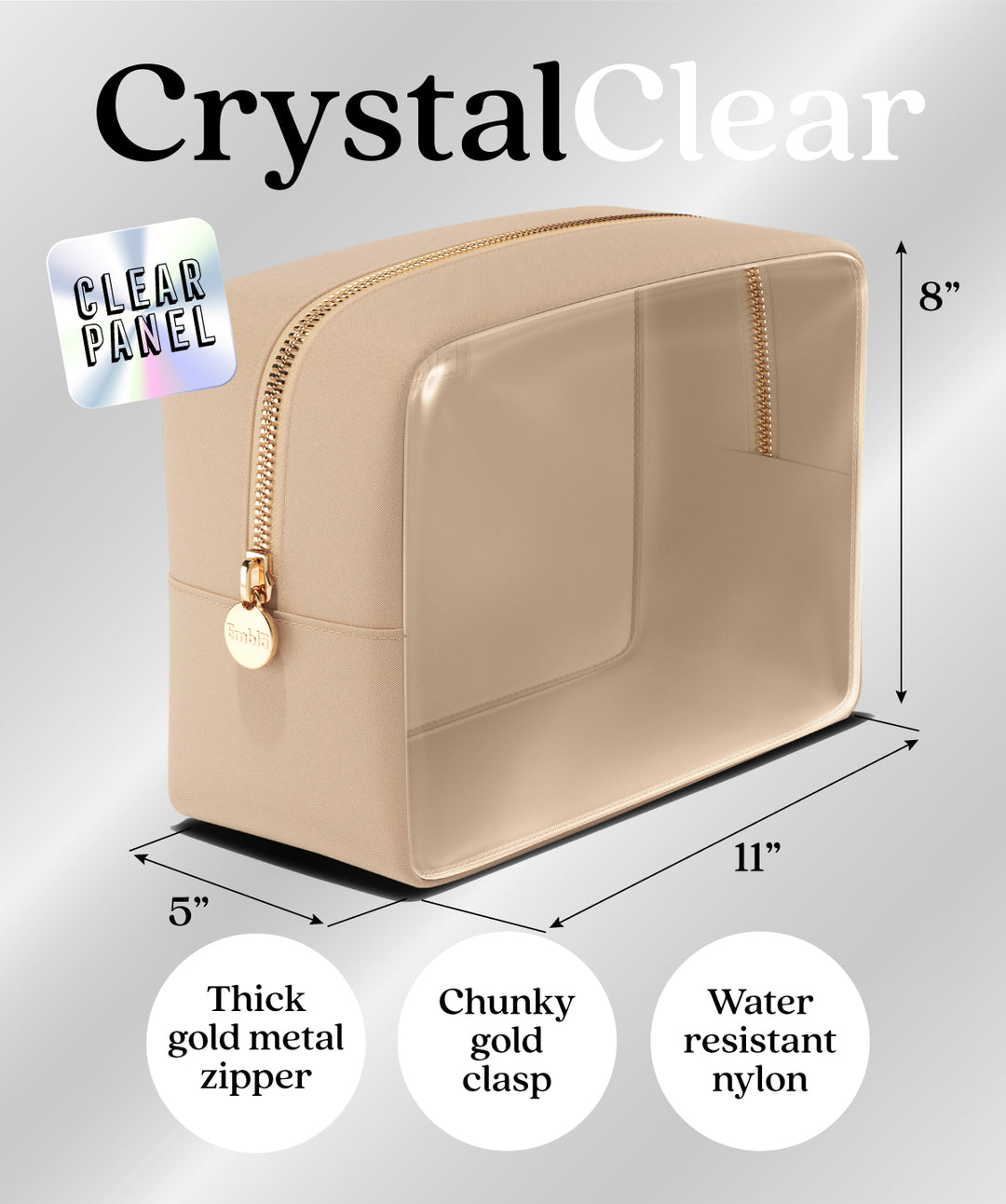 Clear Large Sand Pouch