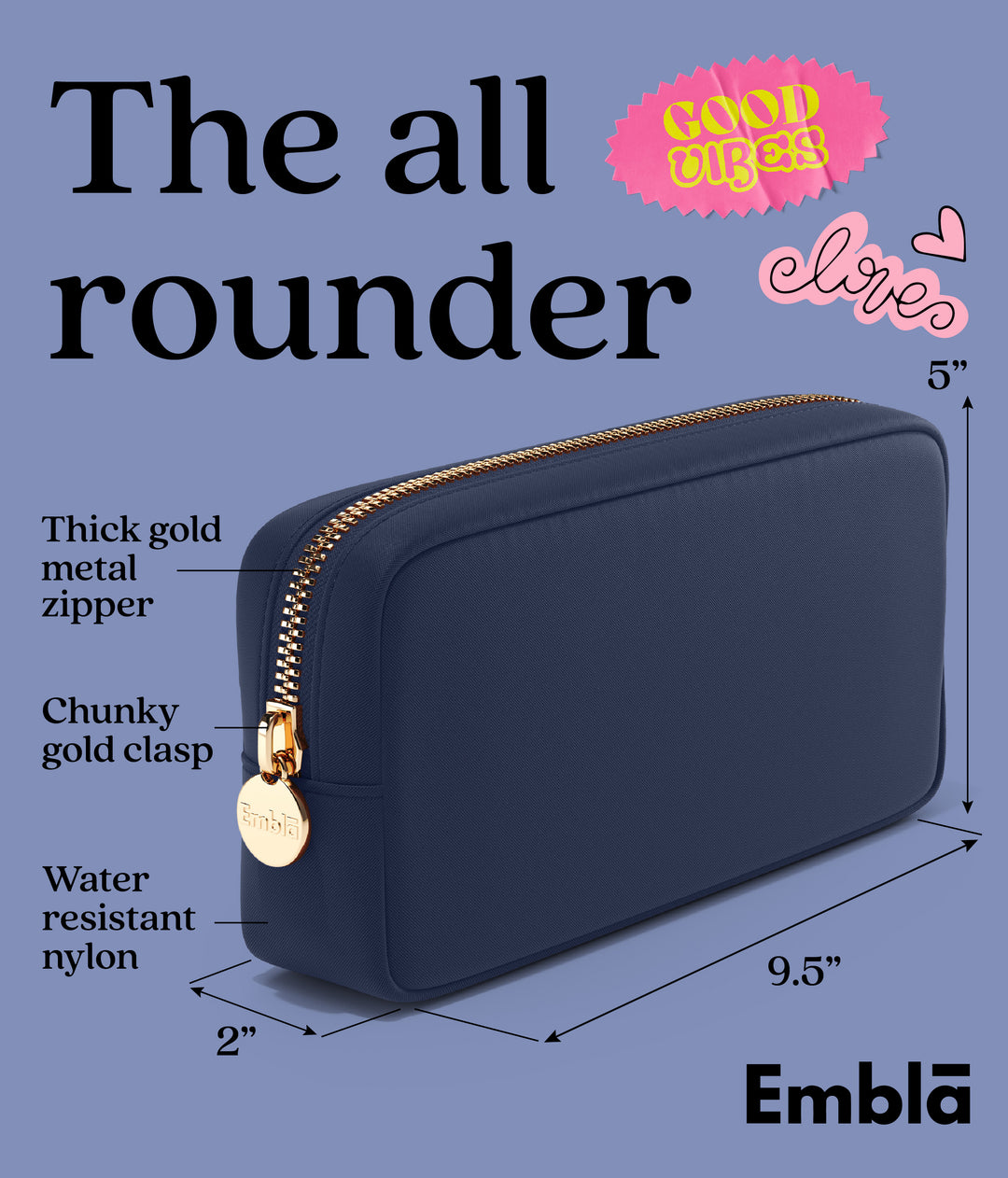 The Small Sapphire Pouch