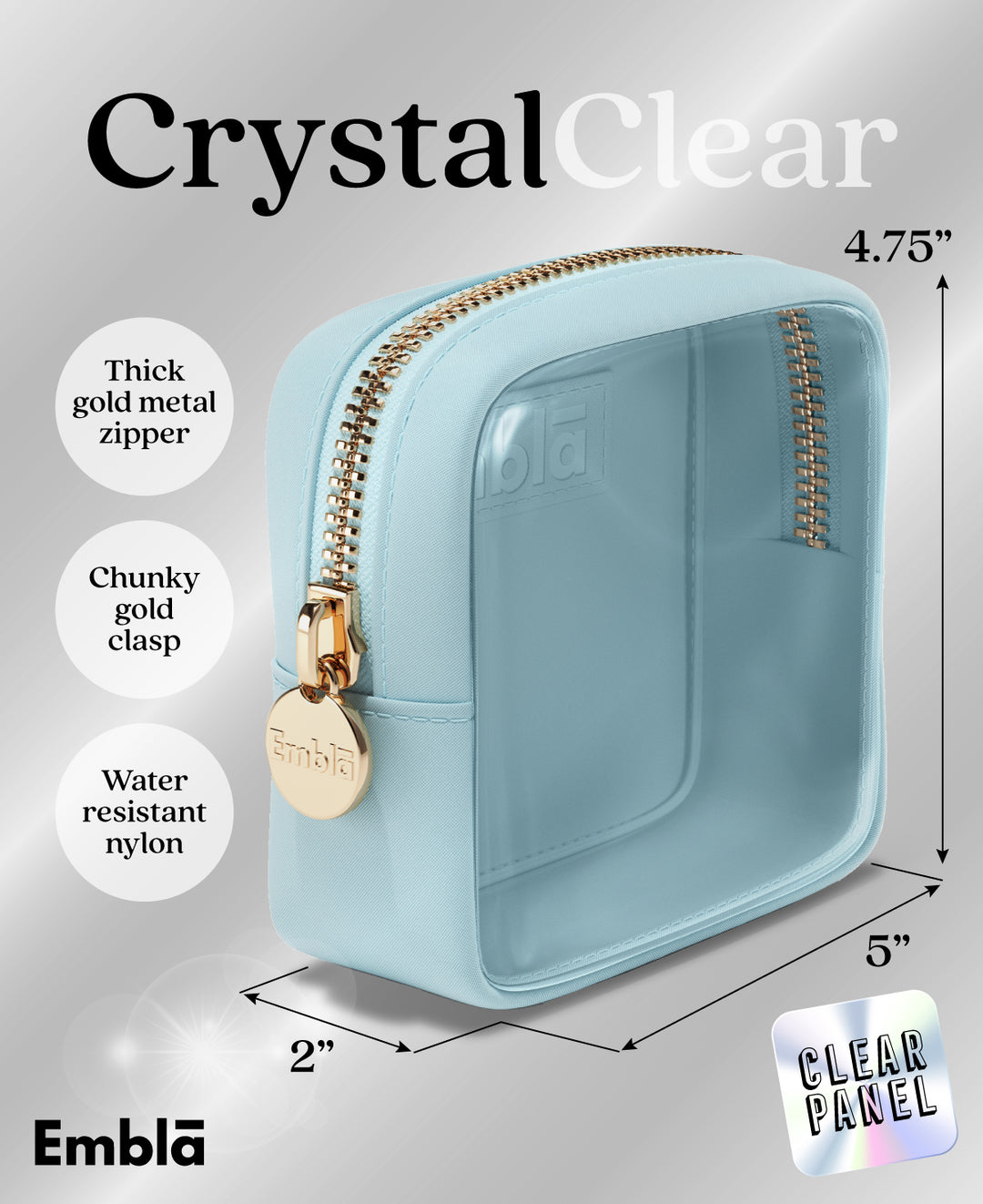 clear stoney clover bag