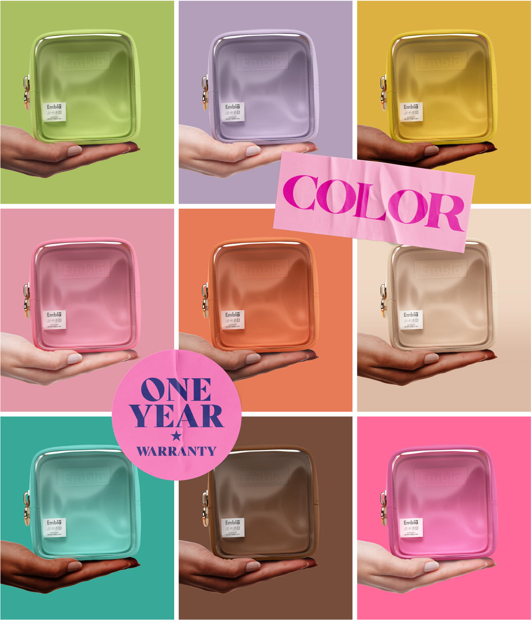 Clear Mini Sapphire Pouch