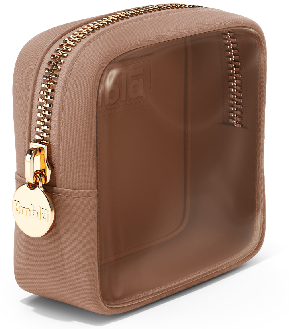 Clear Mini Mocha Mousse Pouch