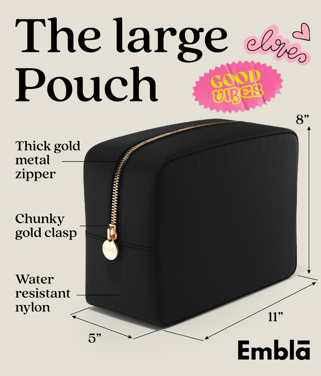 The Large Black Pouch