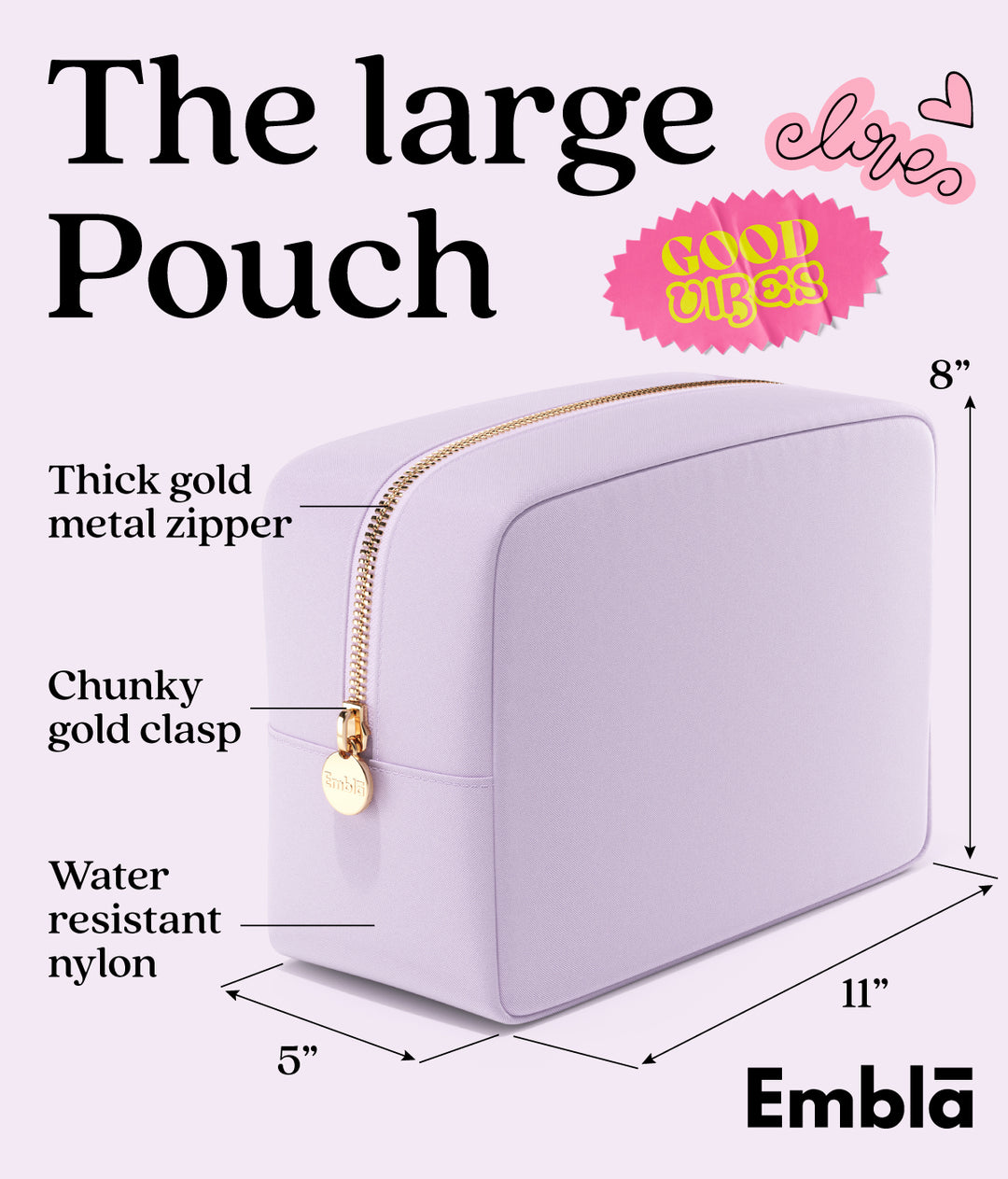 The Large Lilac Pouch